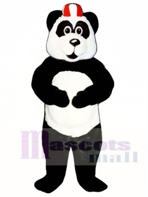 Peter Panda with Hat Mascot Costume Animal 