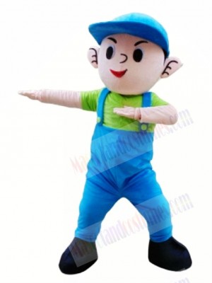 High Quality Happy Schoolboy Mascot Costume