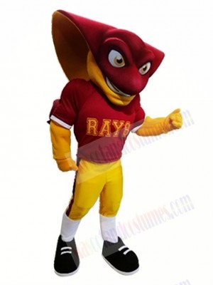 High School Power Stingray Mascot Costume 