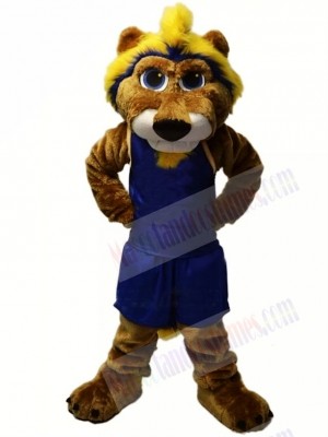 College Basketball Cougar Mascot Costume 