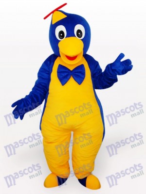 Blue Yellow Penguin Adult Mascot Costume