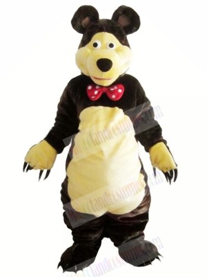 Gentle Brown Bear Mascot Costumes Adult