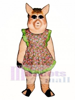 Cute Peaches Pig Mascot Costume Animal 