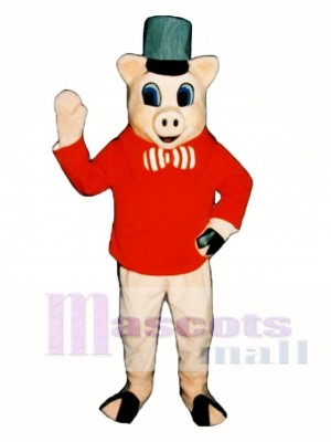 Brick Pig Mascot Costume