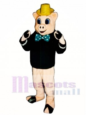 Wood Pig Mascot Costume