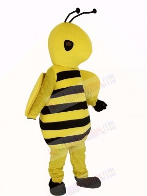 Cute Yellow Bee Mascot Costume