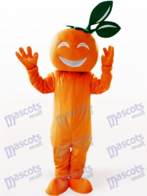 Smiling Navel Orange Fruit Mascot Costume