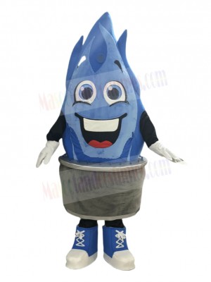 Flame mascot costume