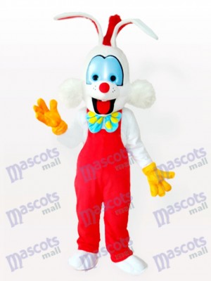 Droll Clown Bunny Adult Mascot Costume