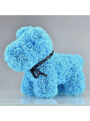 Blue Rose Puppy Dog Flower Puppy Dog Best Gift for Mother's Day, Valentine's Day, Anniversary, Weddings and Birthday