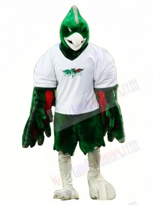 Sport Green Phoenix Mascot Costume 
