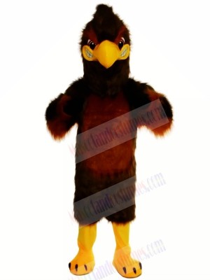 Majestic Brown Hawk Mascot Costumes Cartoon