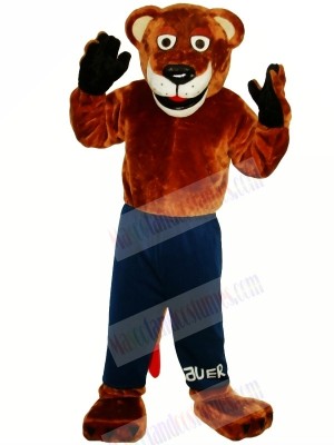 Funny Strong Leopard Mascot Costumes Adult