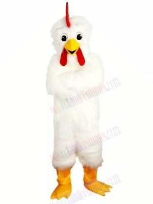 Funky White Chicken Mascot Costumes Cheap