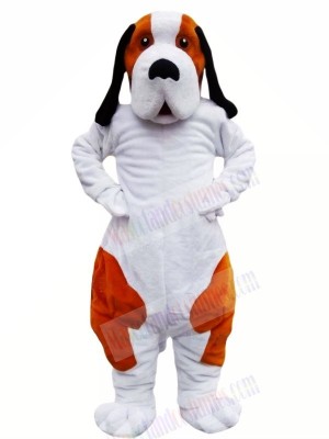 Brown and White Bernard Dog Mascot Costumes Animal