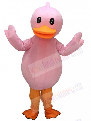 Cute Pink Duck Mascot Costume Pinky Ducky Mascot Costume 