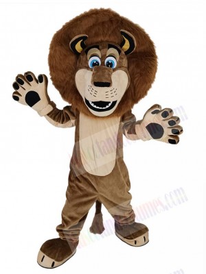 Cute Alex The Lion Mascot Costume Animal