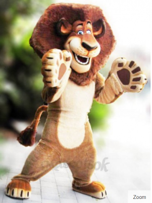 Alex The Lion Mascot Costumes