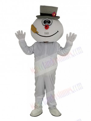 High Quality Frosty Snowman Mascot Costume Cartoon