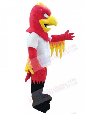 Fire Storm Fierce Red Eagle Phoenix Mascot Costume Animal