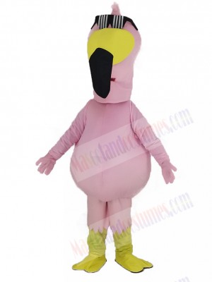 Pink Flamingo Bird Mascot Costume Animal