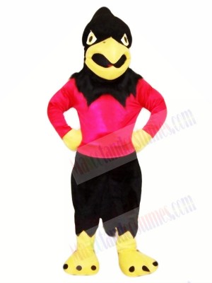 Sport Black Falcon Mascot Costumes Animal
