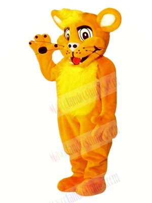 Smiling Lion Mascot Costumes Cartoon