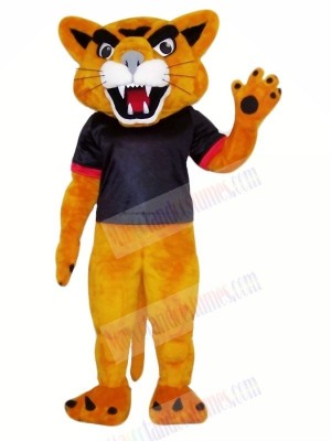 Happy Cougar Mascot Costume Cheap