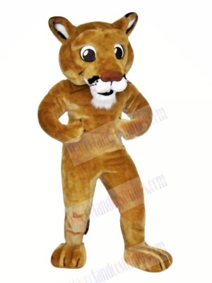 Power Brown Lion Mascot Costumes Cartoon