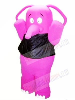 Fat Pink Elephant Mascot Costumes