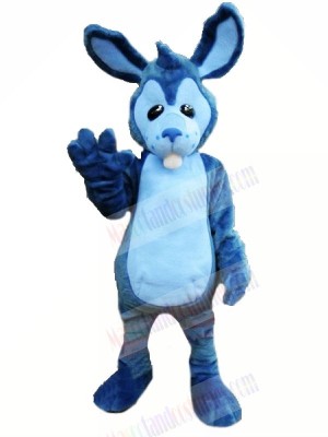 High Quality Blue Rabbit Mascot Costumes Cartoon	