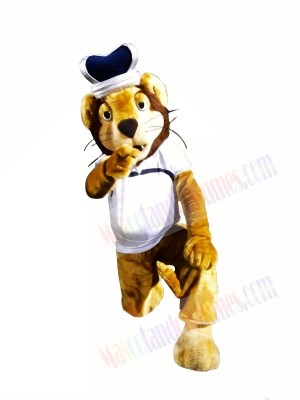 King Lion with Long Beard Mascot Costumes Animal