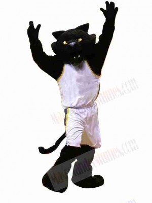 College Black Panther Mascot Costume 