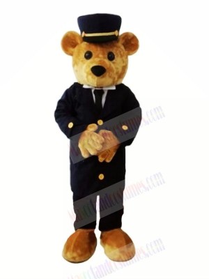 Gentleman Teddy Bear Mascot Costumes Cheap