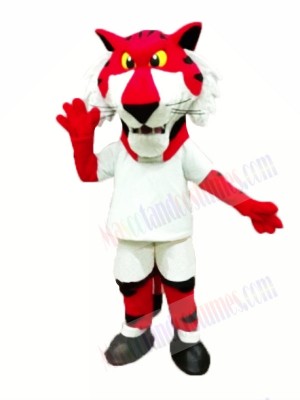 Red Tiger Mascot Costumes 