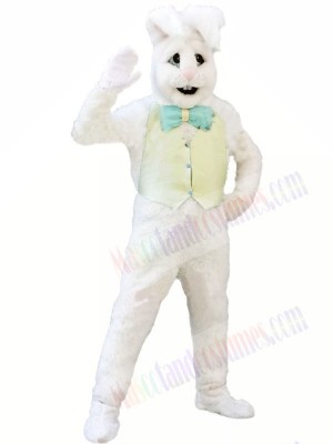 White Bunny Adult Mascot Costumes Animal