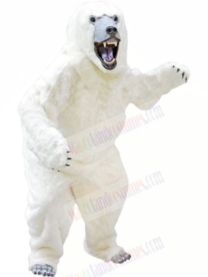 Polar White Bear Mascot Costumes Animal	