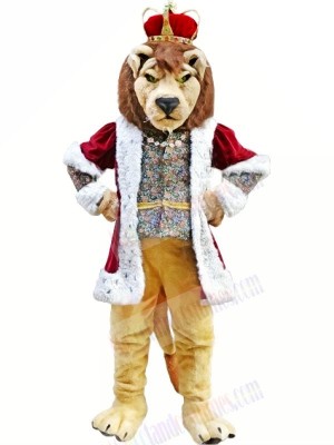 King Lion Mascot Costumes Adult