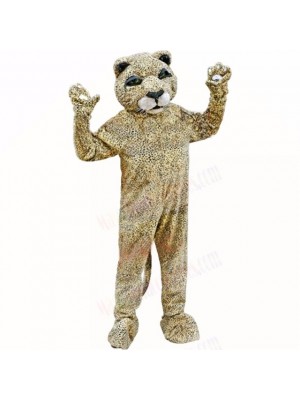 Spotted Brown Leopard Mascot Costumes Adult