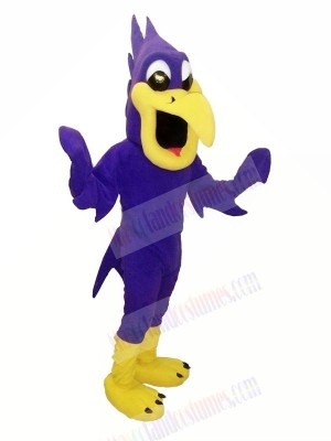 Purple Bird Mascot Costumes Cartoon