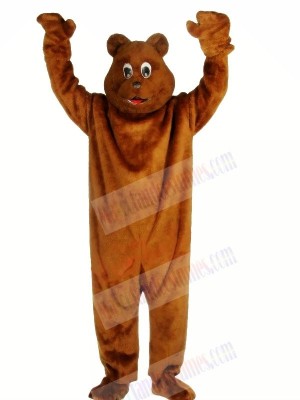 Realistic Brown Bear Mascot Costumes Adult