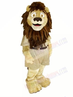 Strong Brown Lion Mascot Costumes Animal