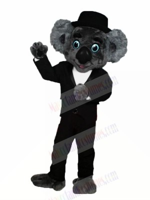 Gentleman Koala Mascot Costumes Cartoon