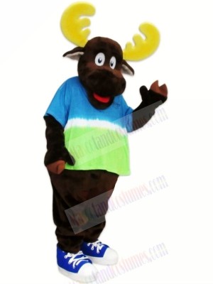 Lightweight Brown Moose Mascot Costumes