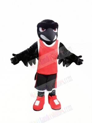 Sport Black Raven Mascot Costumes Cartoon