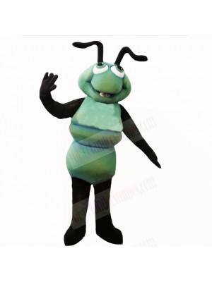 Smiling Green Ant Mascot Costumes Cartoon