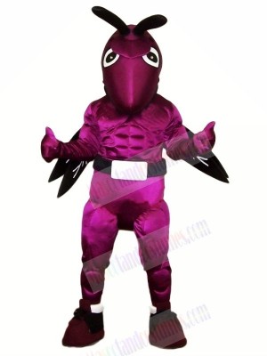 Power Purple Hornet Mascot Costumes Cartoon