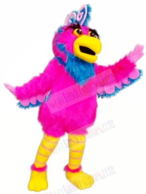 Pink Parrot Mascot Costumes Cartoon 