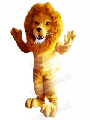 Power Muscular Lightweight Lion Mascot Costumes Adult