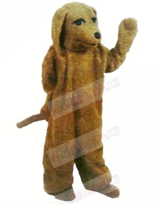 Brown Poodle Dog Mascot Costumes Adult